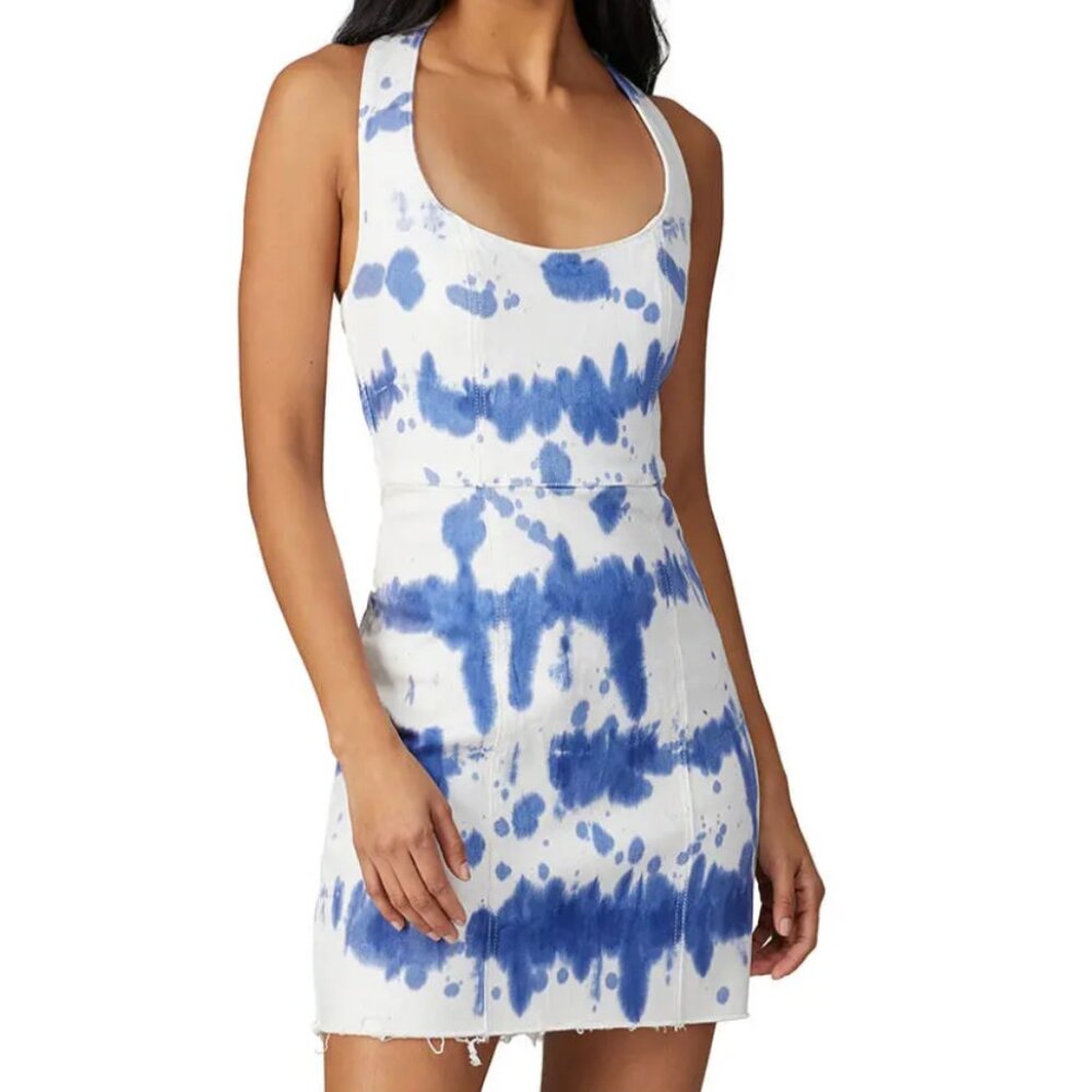 ShowMeYourMumu Demin Duncan Halter Dress
